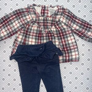 🛍 PRETTY LITTLE GIRLS OUTFIT SIZE 6-9 MONTHS 🛍